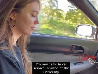 pov european in car reality